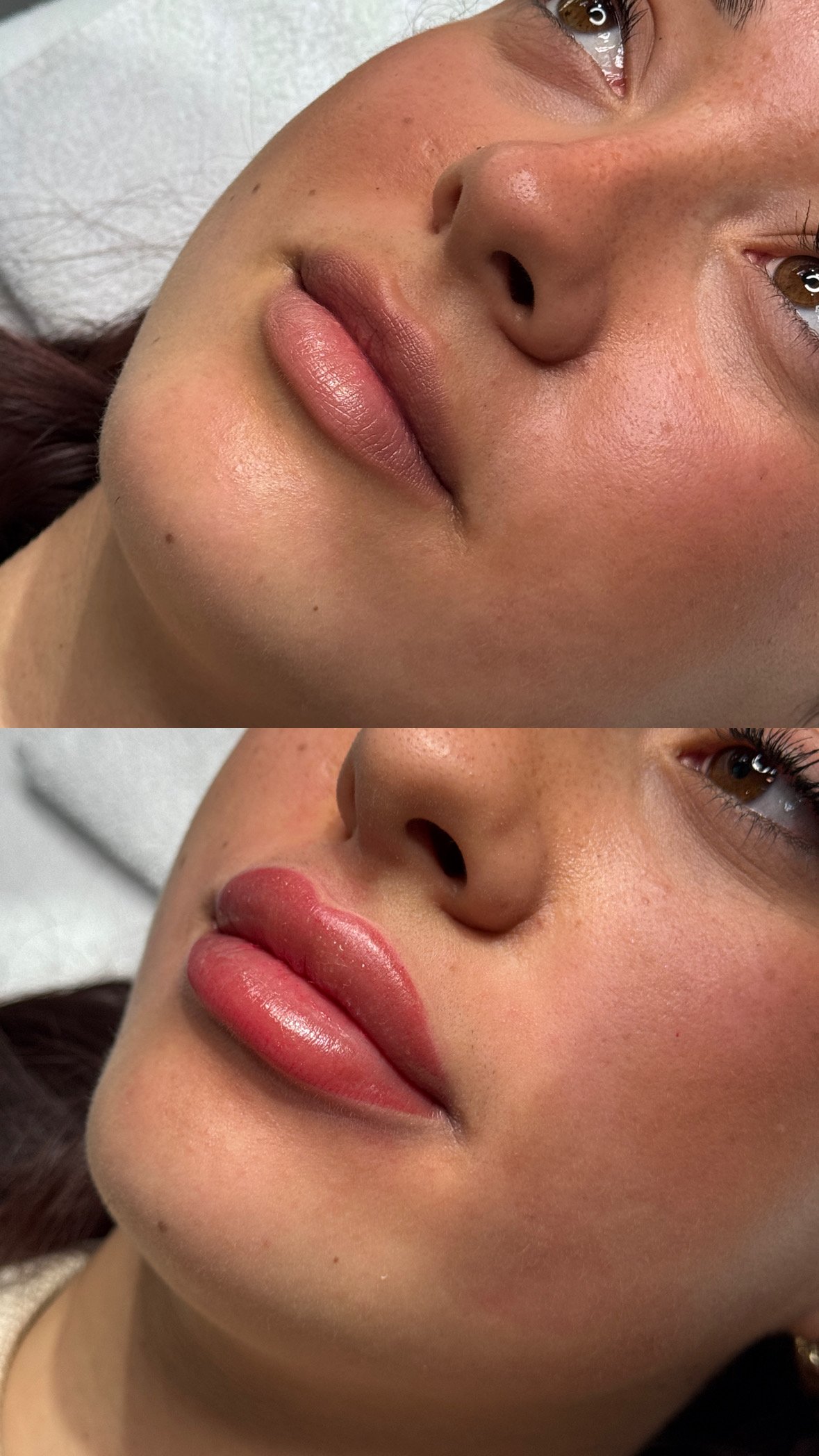 Natürliches Lippenrot & Kontur